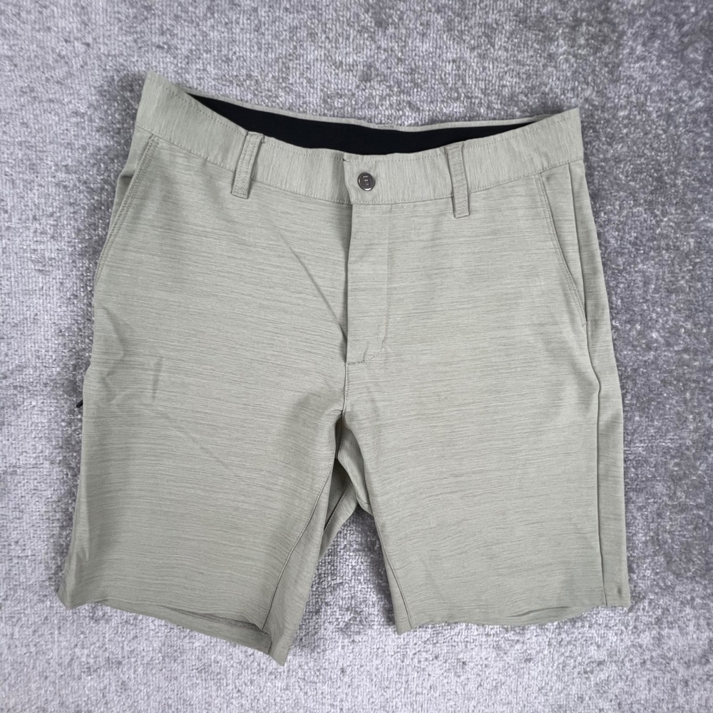 BYLT Premium Basics Mens Kinetic Short Sage Green Heathered Medium Gym Run Lift